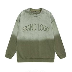 Meilleure qualité French Terry Ras Du Cou Imprimé Pull Brodé Lavé Confort Hoodies Sweatshirts - Product Image 6