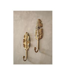 <b>Antique</b> look <b>brass</b> wall <b>hooks</b> with golden finished surface to enhance your home with both functional and decorative wall storage - Product Image 6