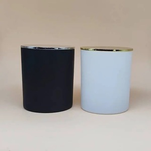 Enamel Coated Handmade Eco-Friendly Lightweight Metal Candle Jar with <b>Lid</b> for Home Hotel Restaurants & Wedding <b>Decor</b> - Product Image 1