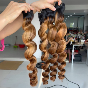 ชุดผมมนุษย์สำหรับต่อผมแบบเวียดนามมี2025เป็นช่อผมดิบสูงสีไฮไลท์ - Product Image 2