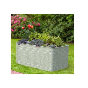 hot sale Round Shape Galvanized Iron Flower Planter New Arrival Metal Garden <b>Pots</b> & Planters Available At Lowest Price - Product Image 2