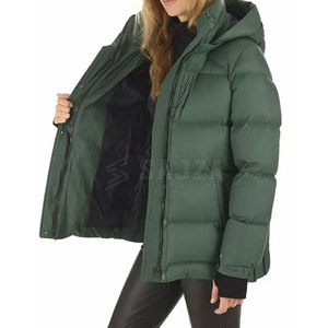 Veste matelassée décontractée pour femmes avec coupe ajustée et doublure en matériau doux pour une chaleur maximale Veste matelassée pour femmes - Product Image 3