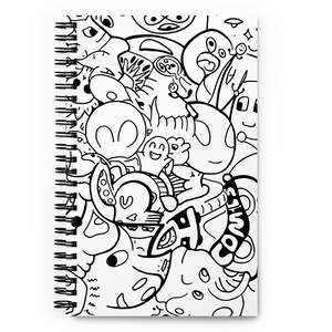 Máscara Robótica # Cuaderno Espiral de 49 Hojas con Cubierta de Papel Resistente y Encuadernación Espiral de Calidad - Product Image 1