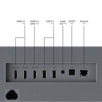 1st Formovie Theater T1 Global 4K Triple Laser Projector 1800 ISO Lumens Certifié Android 11.0 Projecteur DLP à ultra courte portée