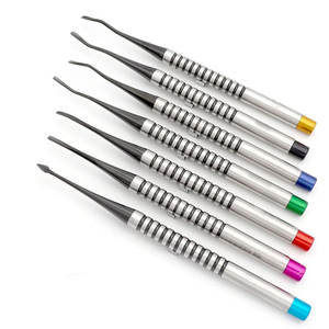 NOUVEAU Ensemble de 7 élévateurs à luxation PDL à embouts précis Dental Surgical Veterinary CE - Product Image 5