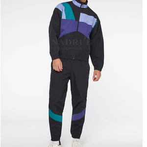 Ensemble coupe-vent d'extérieur motif solide coupe-vent pour hommes Prix raisonnable en solde - Product Image 3