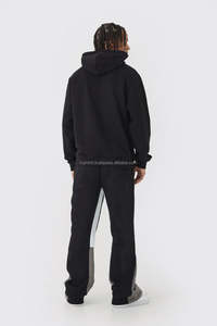 <b>Embroidery</b> Tracksuit <b>Set</b> For Unisex Modern Street Style Pullover <b>Set</b> Stylish Pullover Hoodie And Trouser - Product Image 2