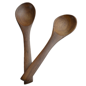 Nouveau design 2023 cuillères en bois décor de cuisine restaurant et hôtel couverts naturels avec finition peinte par glowin fashion - Product Image 4