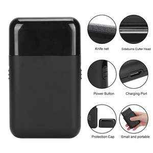 Mini Afeitadora Eléctrica Profesional para Hombres, Recortadora de Barba y Rasuradora para Cabeza Calva con Carga USB, Lavable, para Afeitar Cara y Cuerpo - Product Image 6