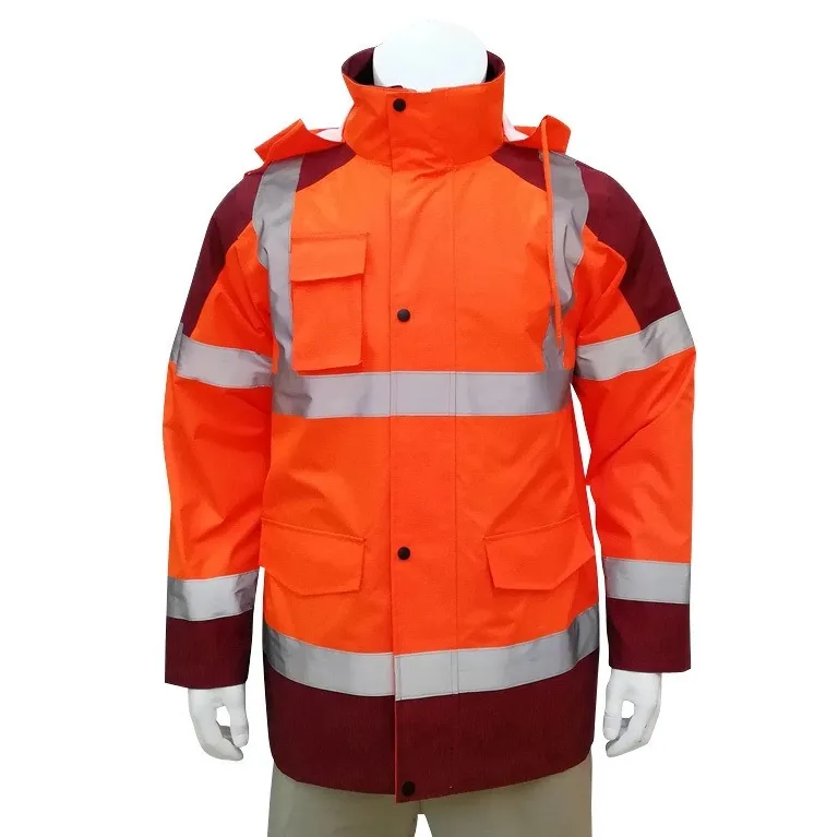 Men's Safety Work Clothes Reflective Workwear Jackets for Winter Outerwear