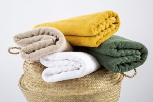 Serviette de bain de luxe en coton turc à bordure jacquard tendance, séchage rapide, écologique - Product Image 2