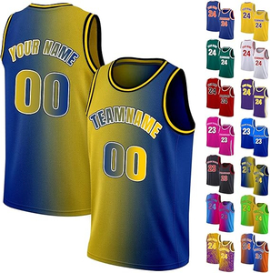 Nouvelle mode maillot pour hommes basique été entraînement basket-ball maillot personnalisé Laker maille attirail Sublimation sergé maillots - Product Image 5
