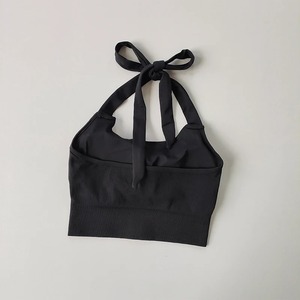 Soutien-gorge de sport sans bretelles d'été Sexy Neck Hanging Women's Fashion Quick Drying Yoga Bra Under Wear Clothing Crop Top - Product Image 1