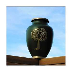 Diseño y Urna hecha a mano Artículos funerarios minimalistas Fabricante y exportador de cremación de urna de aluminio de la India con la mejor calidad - Product Image 4