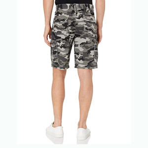 บริการขายส่ง OEM กางเกงขาสั้นลำลองแฟชั่นผู้ชาย ผ้าแคนวาส เอวกลาง แห้งเร็ว ยืดหยุ่น ระบายอากาศได้ดี ผ้าฝ้าย 100% สีพื้น - Product Image 6