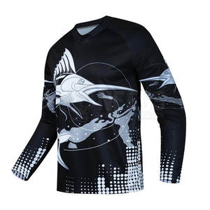 Chemise de pêche pour hommes avec logo personnalisé OEM ODM UPF 50+ Protection UV Séchage rapide Tissu rafraîchissant Évacuation de l'humidité Vêtements d'extérieur - Product Image 2