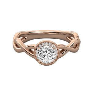 Ladies 18K Gold Solitaire <b>Diamond</b> <b>Ring</b> Elegant and Luxurious Jewelry - Product Image 6