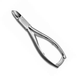 กรรไกรตัดเล็บเหล็กคุดแบบเหล็กสปริงสองชั้นใบมีดคมเครื่องมือดูแลหนังกำพร้าที่ตัดเล็บสำหรับงานหนักงานออกแบบได้ตามต้องการ - Product Image 4