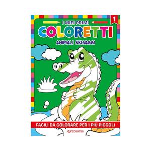 สมุดระบายสีพกพาสไตล์ Edicart กิจกรรมเสริมพัฒนาการสำหรับเด็ก สีสันสดใส 12 ชิ้น 16 หน้า ผลิตในอิตาลี - Product Image 1