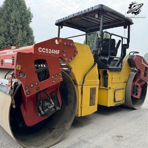 Compacteur vibrant à double tambour Dynapac CC524HF d'occasion, poids de travail 12,7 tonnes, marque suédoise originale, compacteur moyen - Product Image 3