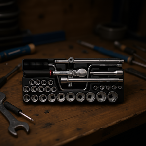 Usag 30-Piece <b>Ratchet</b> and <b>Sockets</b> Assortment - Product Image 3