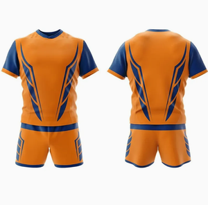Venta al por mayor de ropa deportiva de Rugby Unisex conjunto transpirable logotipo personalizado impreso uniformes transpirables nuevo estilo técnica de sublimación - Product Image 1