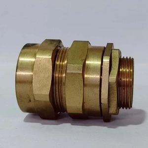 Prensaestopas de latón a prueba de explosiones y resistente al agua Accesorios de conductos industriales de alta resistencia para OEM y cableado de áreas peligrosas - Product Image 3