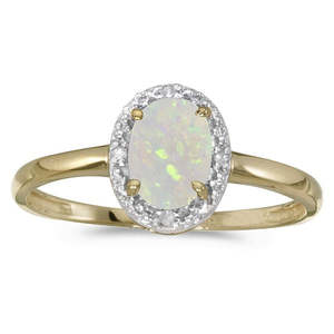 Anillo llamativo de oro amarillo de 14 quilates con ópalo etíope de 0.46 quilates y diamante de corte princesa, estilo bohemio, tipo cóctel. - Product Image 2