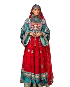 Robes afghanes Kuchi pour femmes, tenues de mariage et de fête, broderies faites à la main, robes afghanes pour femmes, disponibles en couleurs et tailles personnalisées - Product Image 1