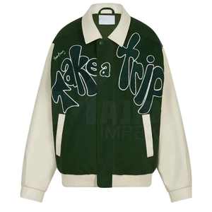 Chaqueta de invierno de alta calidad Slim Fit Casual Men Letterman Jacket Chaqueta transpirable hecha a medida Nueva llegada Chaquetas Lettermen al por mayor Chaqueta de invierno de gran tamaño para hombres - Product Image 1