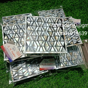 กล่องของขวัญอะคริลิคสุดหรูพร้อมฝาปิดฝังมุกสีรุ้งสำหรับงานแต่งงานอาหรับเทศกาลอีดและเดือนรอมฎอนของตกแต่งของขวัญ - Product Image 1