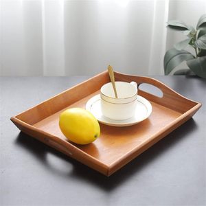 Ensemble de plateaux de service en bois pour articles ménagers de taille personnalisée plateaux à pain aux fruits en bois naturel du Vietnam - Product Image 5