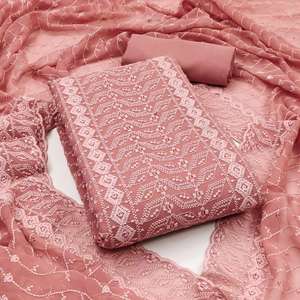 Robe en georgette de créateur pour adultes Salwar Kameez Suit Ethnic Indian Pakistanais Fashion Wedding and Party Wear - Product Image 6