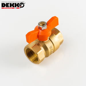Válvula de Bola de Aleación de Cobre DEKKO, Fabricante OEM, Base Hidráulica, Temperatura Media, Garantía de 50 Años - Product Image 3