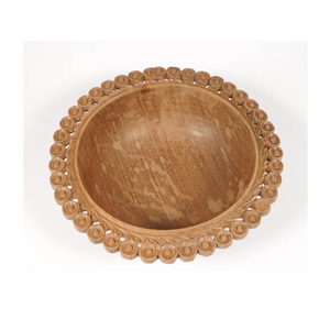 Bol à soupe en bois artisanal, style moderne, pour la table, finition naturelle, pour servir, décorer et offrir en cadeau d'affaires - Product Image 1
