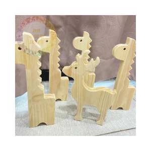 ของเล่นสัตว์ไม้ที่เป็นมิตรกับสิ่งแวดล้อม-ปลอดภัยและให้ความรู้สำหรับเด็ก - Product Image 6