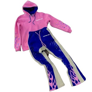 Vente en gros High Street 100% coton, survêtement de sport uni, survêtements, survêtements d'entraînement personnalisés pour hommes, joggeurs, coupe ajustée - Product Image 4