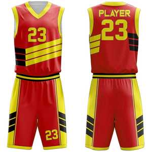 Personalizado equipo de baloncesto uniforme impresión por sublimación completa 100% poliéster transpirable secado rápido Malla tela sin mangas diseño - Product Image 2