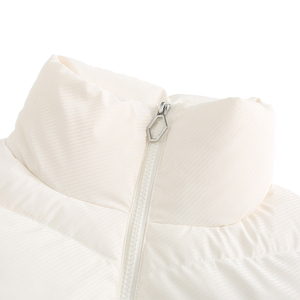 Hot Selling Custom Mens Stand Collar Winter <b>Padded</b> Bubble Puffer <b>Jacket</b> Canvas Front <b>Waterproof</b> Outdoor Streetwear Apparel - Product Image 3