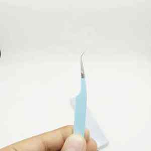 Pince à épiler professionnelle en acier inoxydable bonne qualité nouvel outil pour les pointes de fibres de grande quantité greffées de cils - Product Image 4