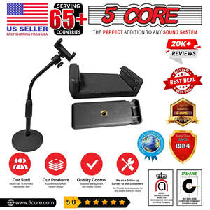 Support de téléphone portable 5Core pour bureau, bras articulé réglable, support pour tablette et téléphone portable - Product Image 2