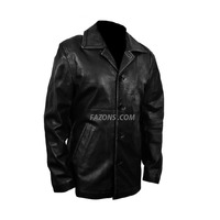 Veste longue en cuir pour homme, style Dean Winchester Supernatural, effet vieilli, type Duster Rancher, vente en gros