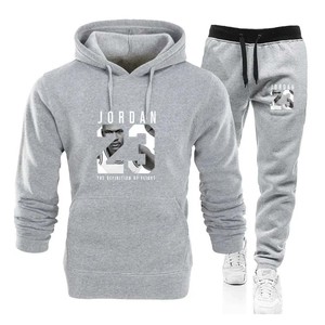 Nouveau style de survêtement blanc évasé avec logo personnalisé streetwear sweats à capuche unis à manches longues survêtement évasé pour hommes - Product Image 6