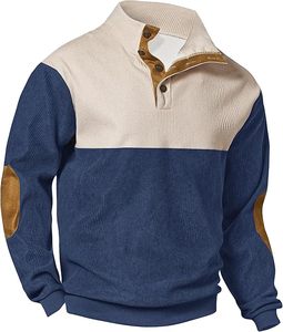 เสื้อสเวตเชิ้ตบุขนแกะคุณภาพสูงสำหรับผู้ชาย แขนยาว หนานุ่ม สวมใส่สบาย ติดกระดุม ผลิตในปากีสถาน ปี 2024 - Product Image 1