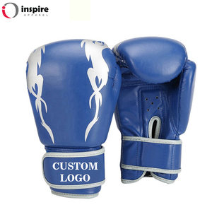 Guante de boxeo de cuero de PVC personalizado para hombres, guante de boxeo para entrenamiento de boxeo, lucha, acepta OEM - Product Image 1