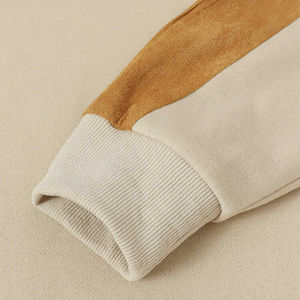 Vente en gros 100% coton biologique pull à capuche épais pour hommes hiver polaire à capuche style brodé thermique uni teint OEM - Product Image 6