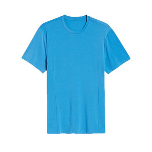 Camiseta de ajuste Regular para hombre, camisetas transpirables de algodón y poliéster, camisetas de entrenamiento físico para gimnasio, camisetas de entrenamiento atlético para hombre - Product Image 4