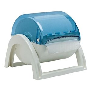 Toilet <b>Paper</b> <b>Roll</b> Holder (41x34.5x35cm)-White & <b>Blue</b> Plastic <b>Roll</b> Holder 9091465 - Product Image 1