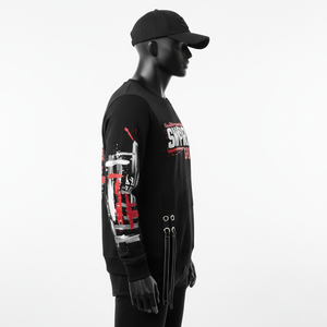 Sweat-shirts pour hommes en gros, 100% coton, col rond, polaire épais, automne, imprimés sur mesure, unis, écologiques, design basique - Product Image 4