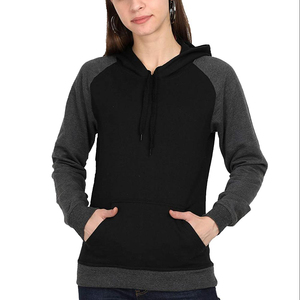 Sweat-shirt à capuche personnalisé pour homme, couleur contrastée, coupe classique, en molleton de coton, décontracté, hiver, avec poche - Product Image 2